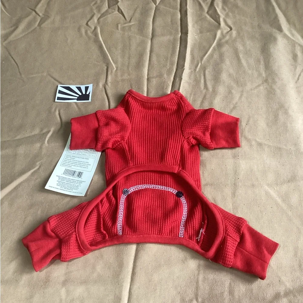 Pawslife Thermal Red Pajamas for Dogs 
